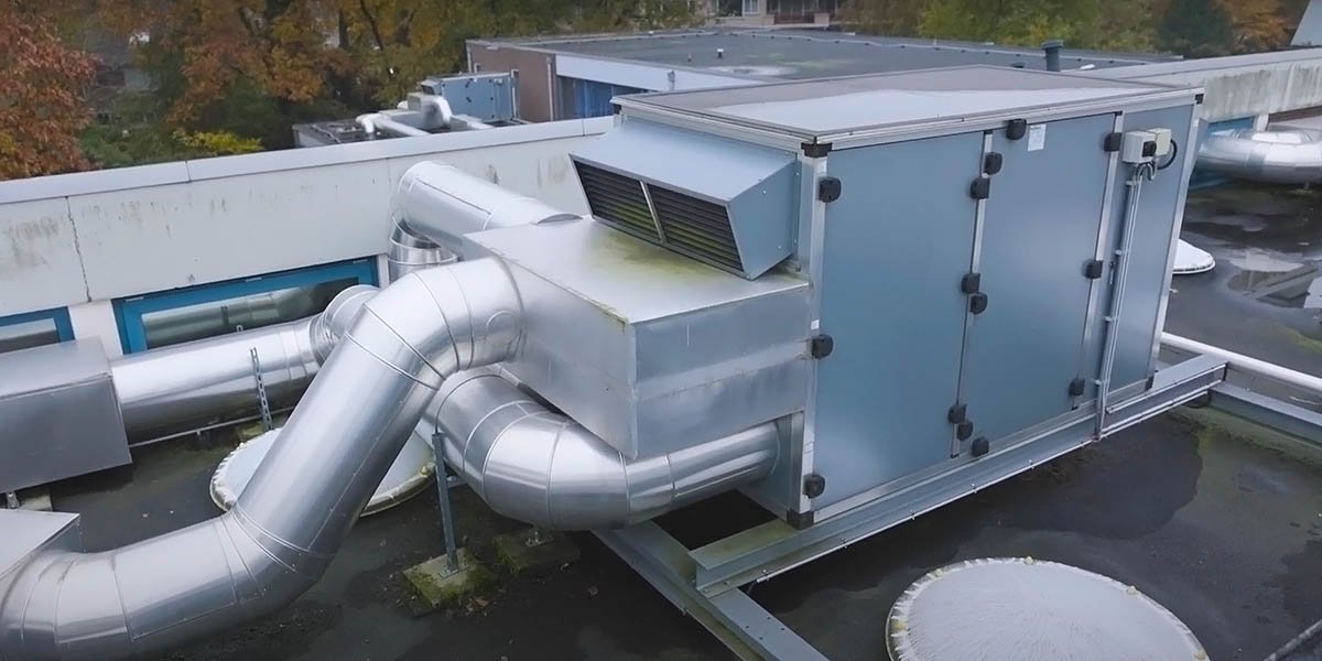 Air duct cleaning services for rooftop HVAC units that improve energy efficiency in Topeka