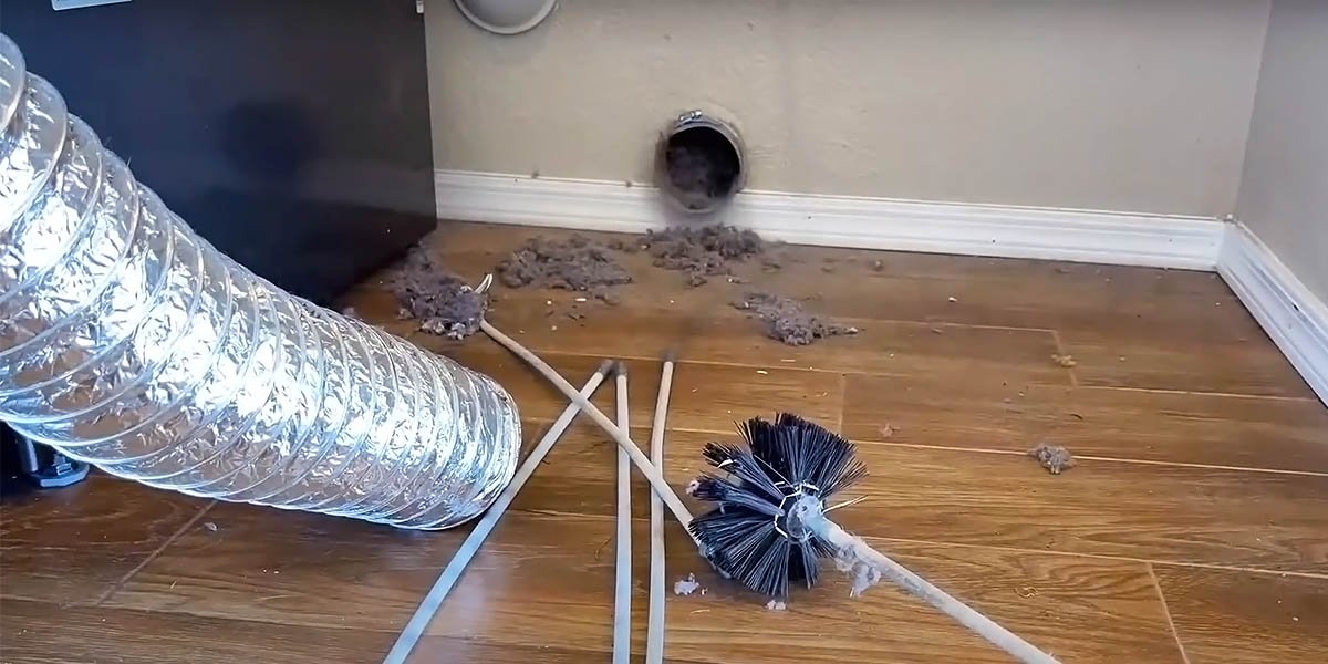 Dryer vent cleaning service accessing difficult external vent locations in Topeka Kansas